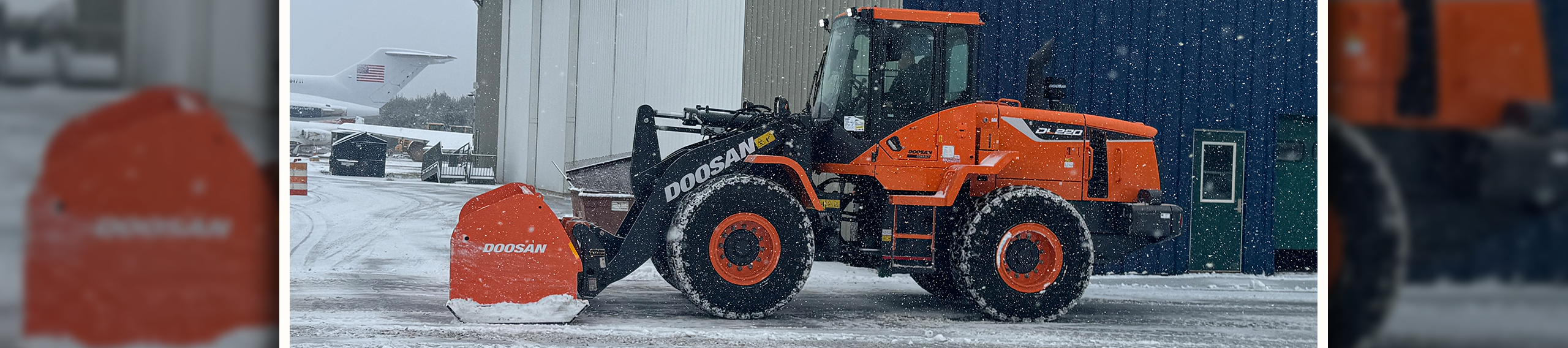 Snow removal at the MGMT facility