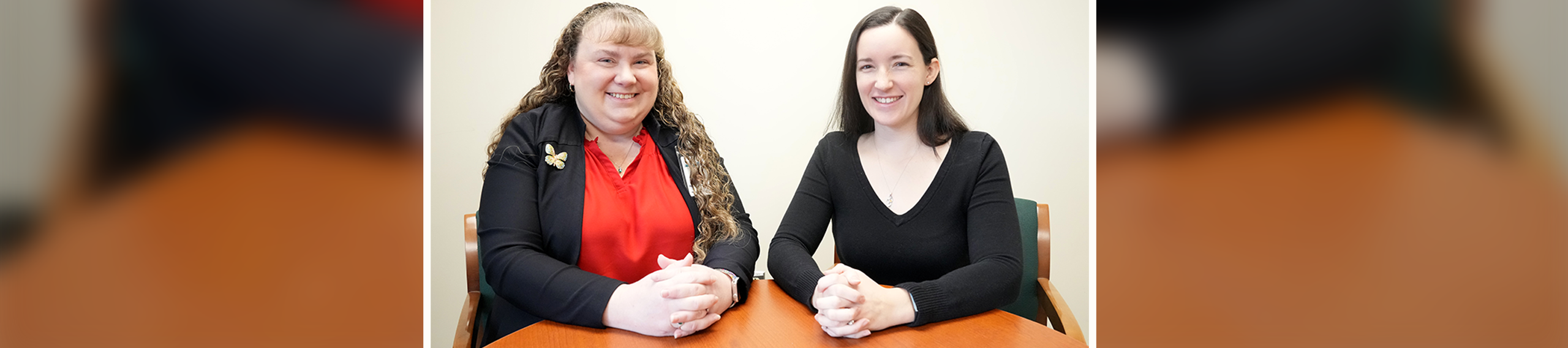 Photo of two Health Benefits Administrators